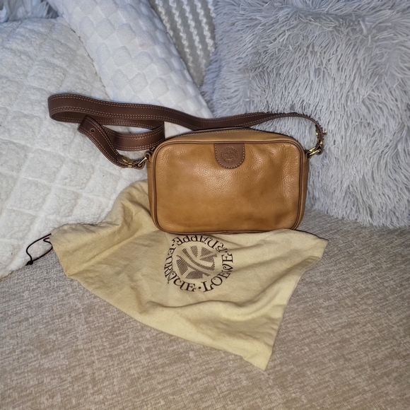 LOEWE Shoulder/Crossbody Bag Leather Authentic - Picture 1 of 8